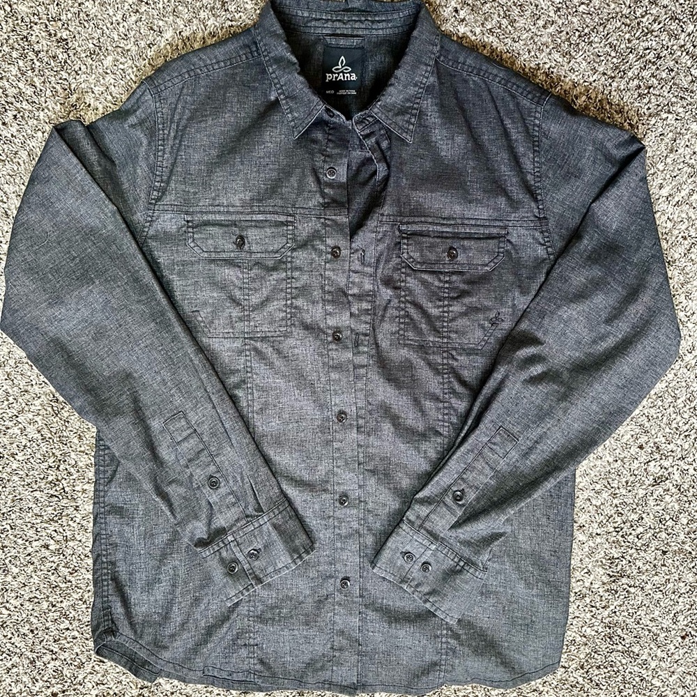 Prana lightweight button up, size medium